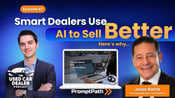 Banner_UCDP87 – AI That Helps, Not Replaces Conversation Intelligence for Dealers w Jason Barrie of PromptPath